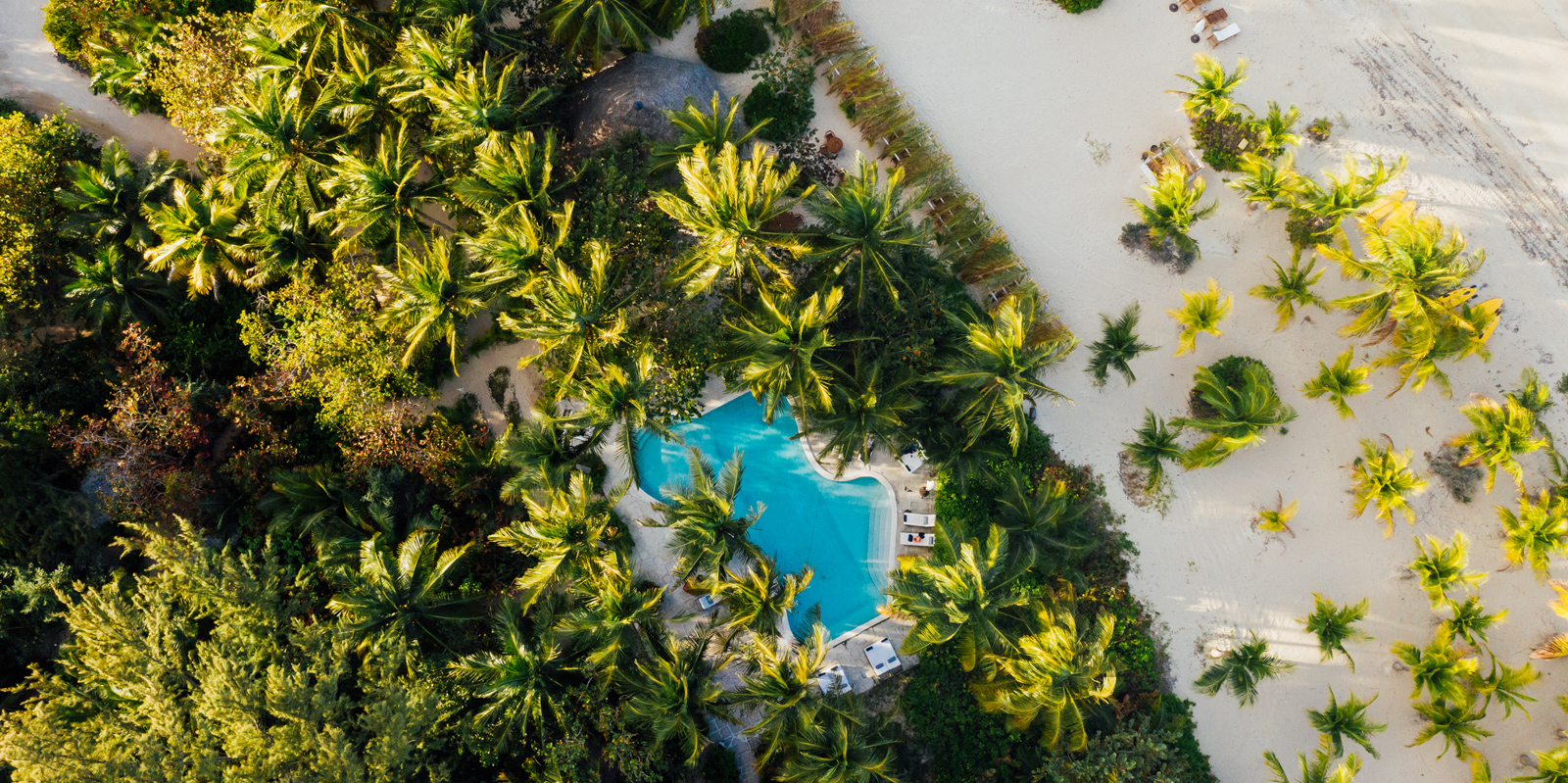 Pool near the beach in The Bahamas
